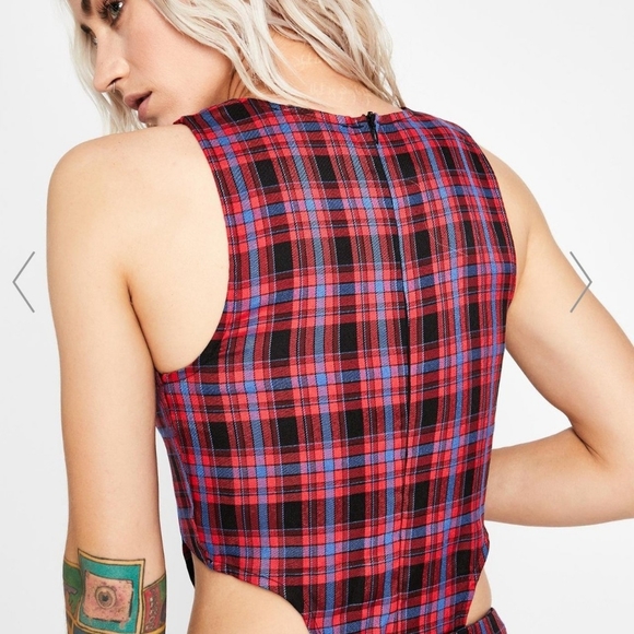 Gorgeous gingham bodysuit ! - Picture 3 of 4